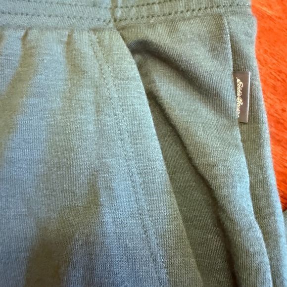 Eddie Bauer Olive Green comfy cozy joggers elastic waist pockets Size XL NWOT - Picture 2 of 7